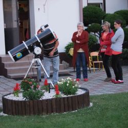 Obserwacje astronomiczne w Przedszkolu w Nowej Wsi - 28.06.2013