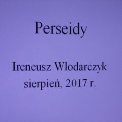 Sprawozdanie z obserwacji Perseidów w Rozdrażewie - 11.08.2017