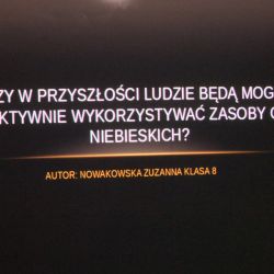 Konkurs astronomiczny - Nowa Wieś - 28.10.2019
