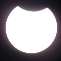 Zaćmienie Słońca w Rozdrażewie - 25.10.2022 