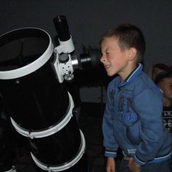 Obserwacje astronomiczne w Przedszkolu w Nowej Wsi - 28.06.2013