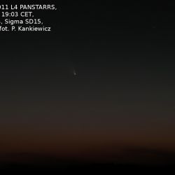 Kometa Panstarrs - 17.03.2013 (fot. P. Kankiewicz)